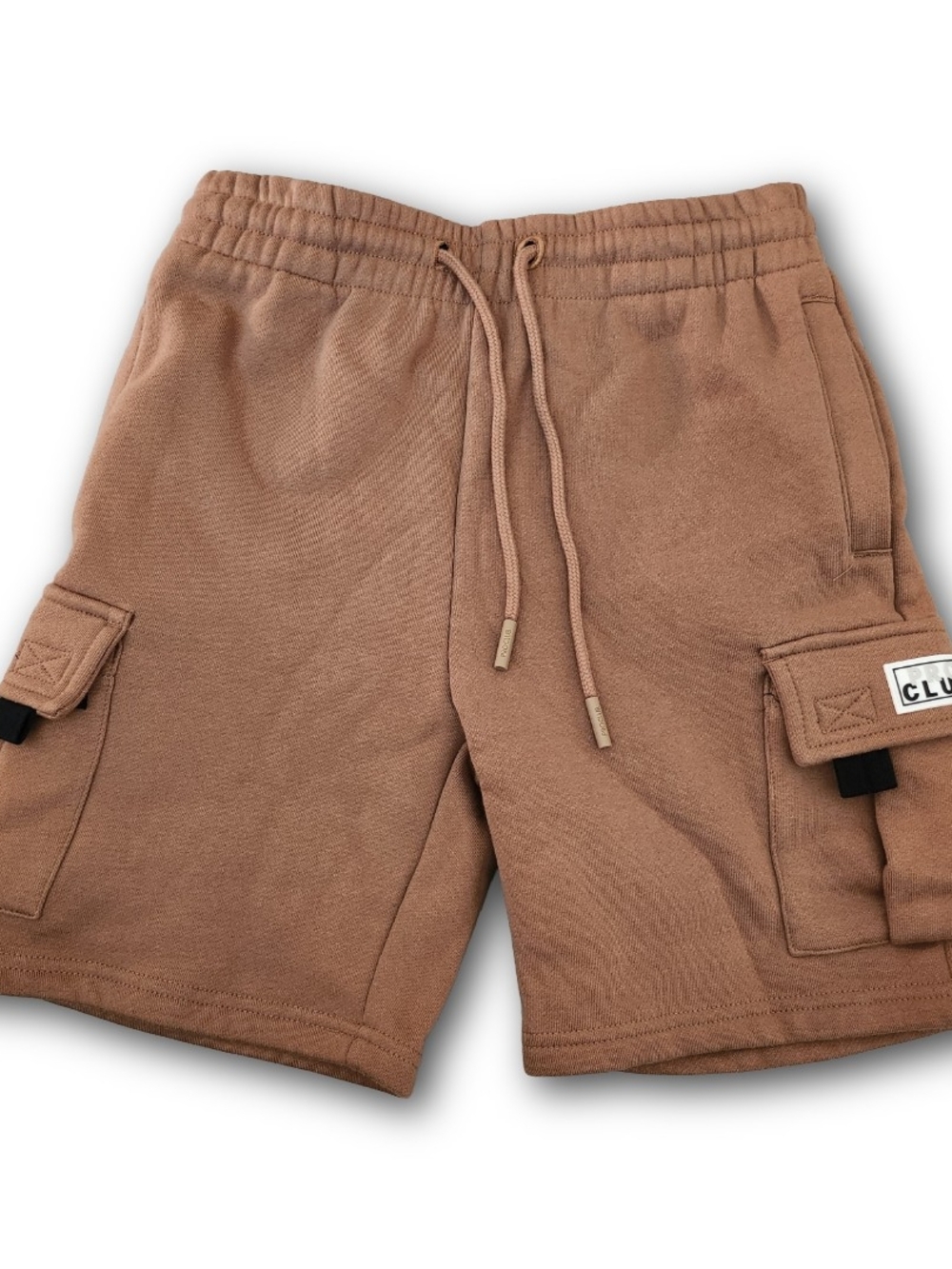 Pro Club Youth Cargo Sweat Shorts Brown Size Large (10-12)